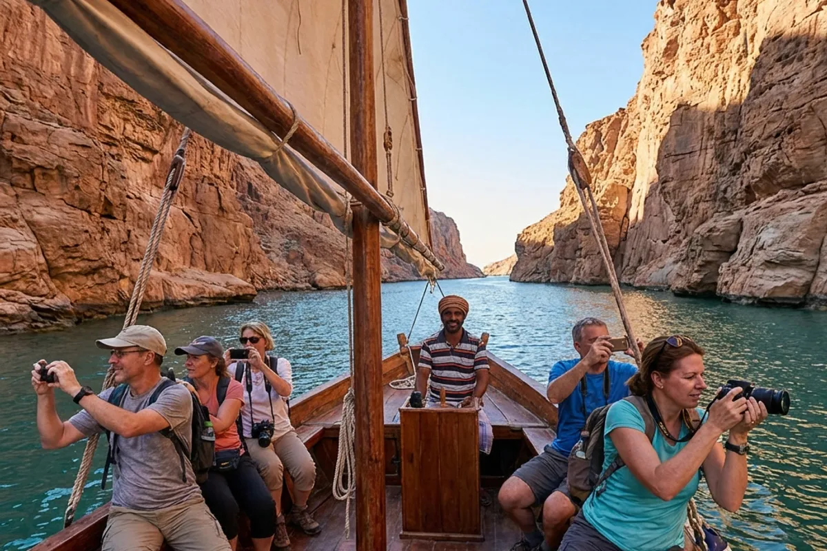 Cruise through fjords