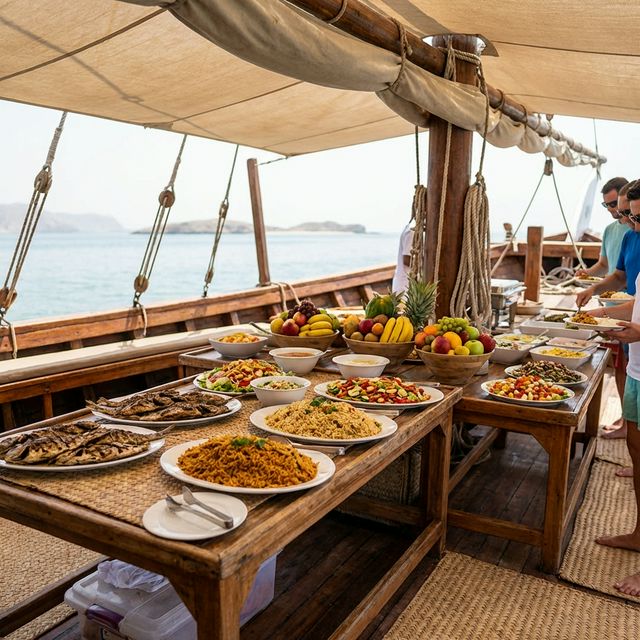 Dhow cruise lunch