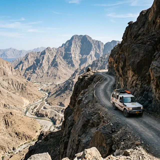 4x4 mountain safari on Jebel Harim Musandam