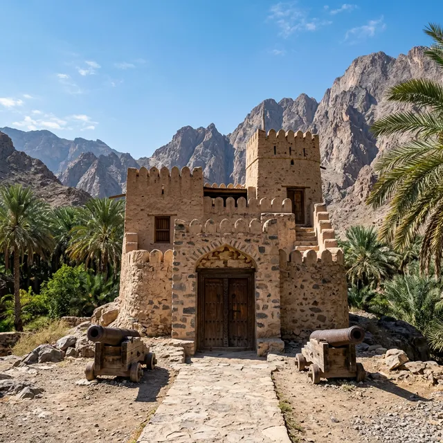 Khmazera Castle in Khasab Musandam