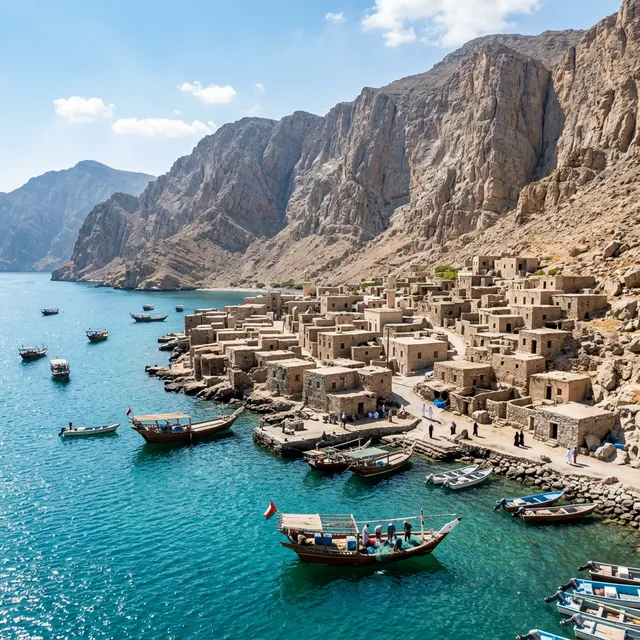 Visit Kumzar Village (by boat)