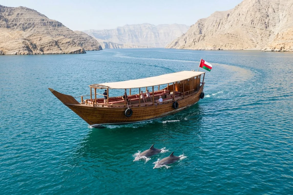 Sunset Dhow Cruise Khasab | Golden Hour on the Fjords
