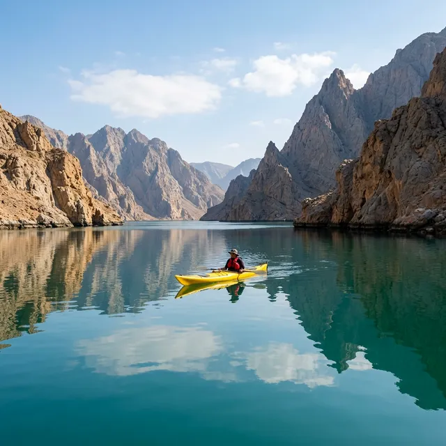 Kayaking in Musandam Fjords